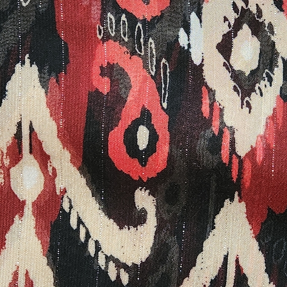 NWT Ulla Popken Mixed Paisley Print Ruffle Sleeve Blouse Size 14 - Picture 5 of 13